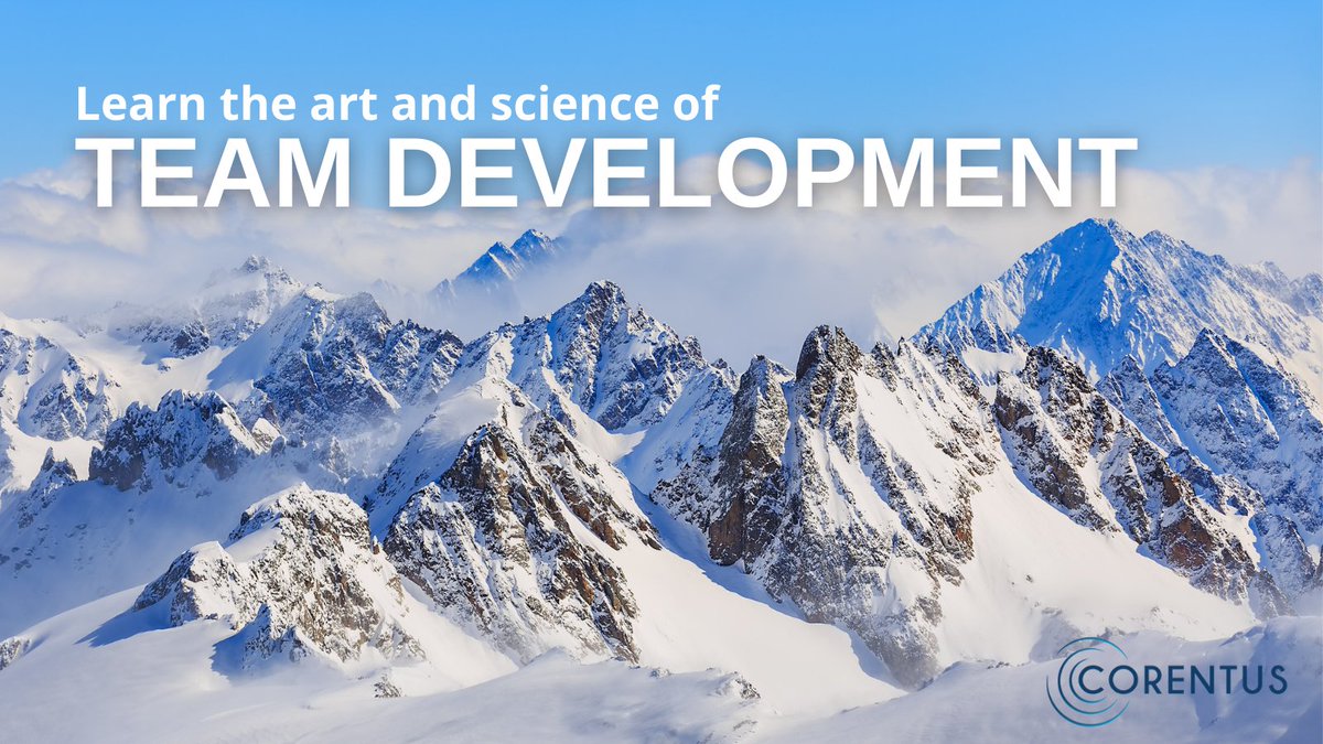TeamCorentus's tweet image. We're delighted to announce our 2022 courses and programs for team leaders, team members, and #teamdevelopment practitioners. Learn to maximize performance, impact, and potential through effective teaming: corentus.com/courses-progra…

#teameffectiveness #leadershipdevelopment
