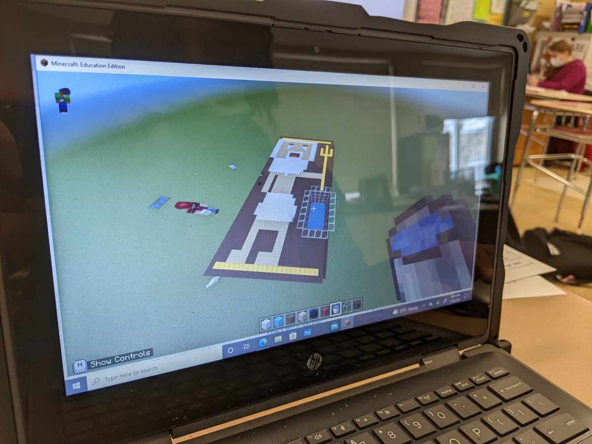 AaronSweetNYR's tweet photo. Amazing Percy Jackson #MinecraftEDU  book covers - reimagined! 6th graders from @Newark_MS showcasing their imaginations and creativity! @PlayCraftLearn #MicrosoftEDU #MIEExpert https://t.co/wODCdyyKeQ