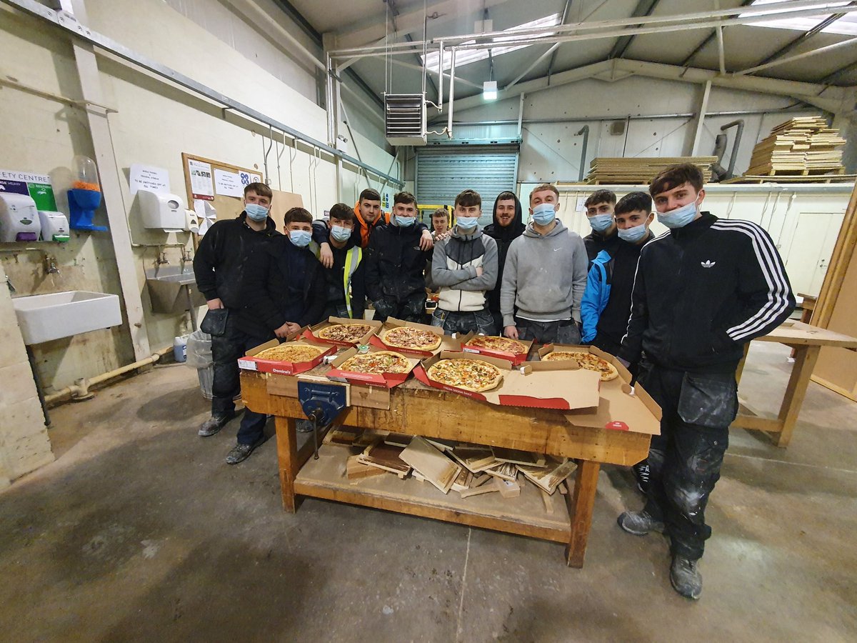 Constructionat2's tweet photo. the 2nd year joiners are enjoying the college life https://t.co/78QW1Az2Md
