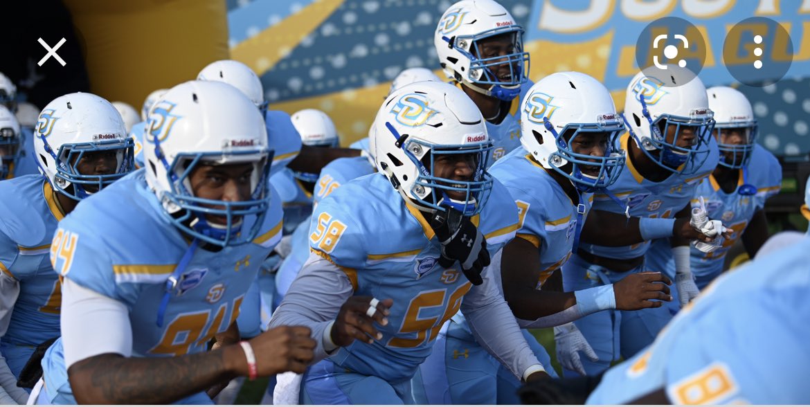 calebharrell93's tweet photo. After a conversation with @SUCoach_DMiller I’m blessed to receive an offer (PWO) from Southern University ‼️ @CoachL__ @Iam_JuanJackson @Coach_Firestone @ChadEadsOL @Bryanharrell15 @GdaleHSFootball @RecruitTheDale https://t.co/m3l2Gv8nKO