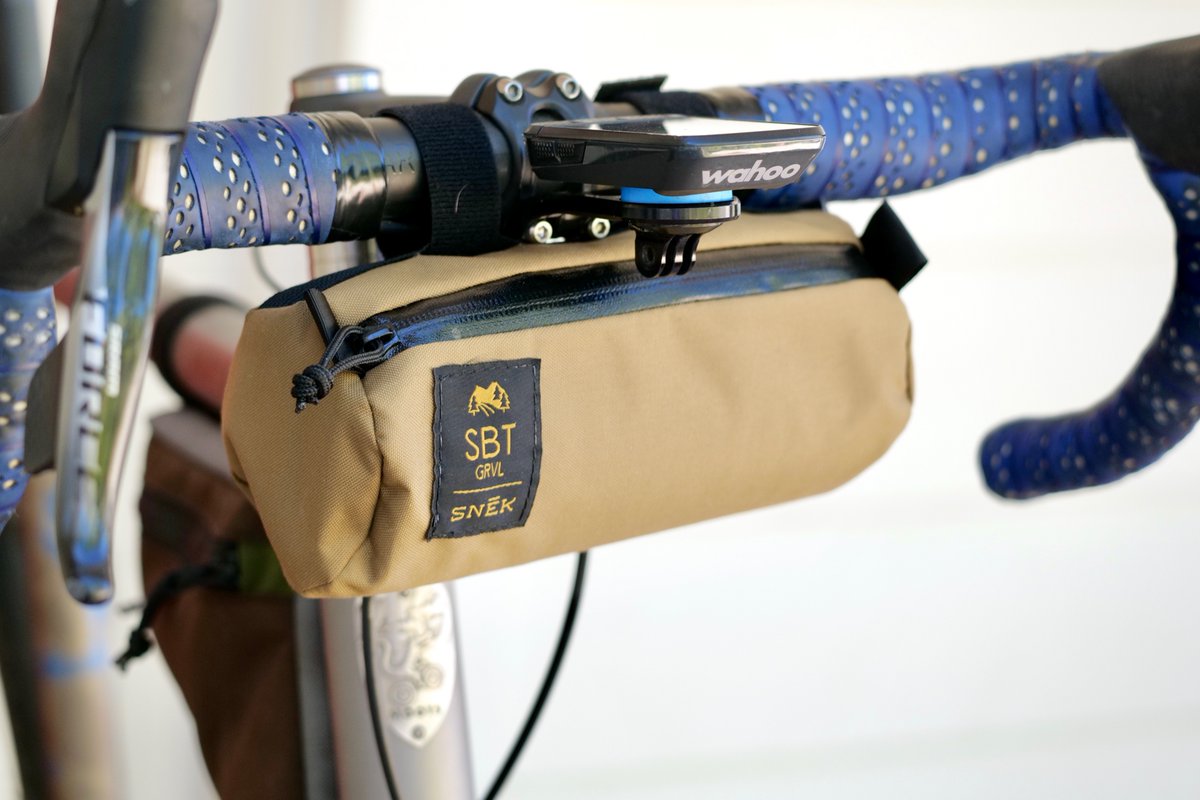 sbtgrvl's tweet photo. Our #SBTGRVL Stache bags are back! We knew when we reached out to our Utah based friends @SnekCycling they'd sew us up something unique, but we didn't anticipate they'd sell out in just a few days. Get yours while they last: https://t.co/lcZXsuyhE3
#bikebag #burritobag #barbag https://t.co/pewZCOmxhg