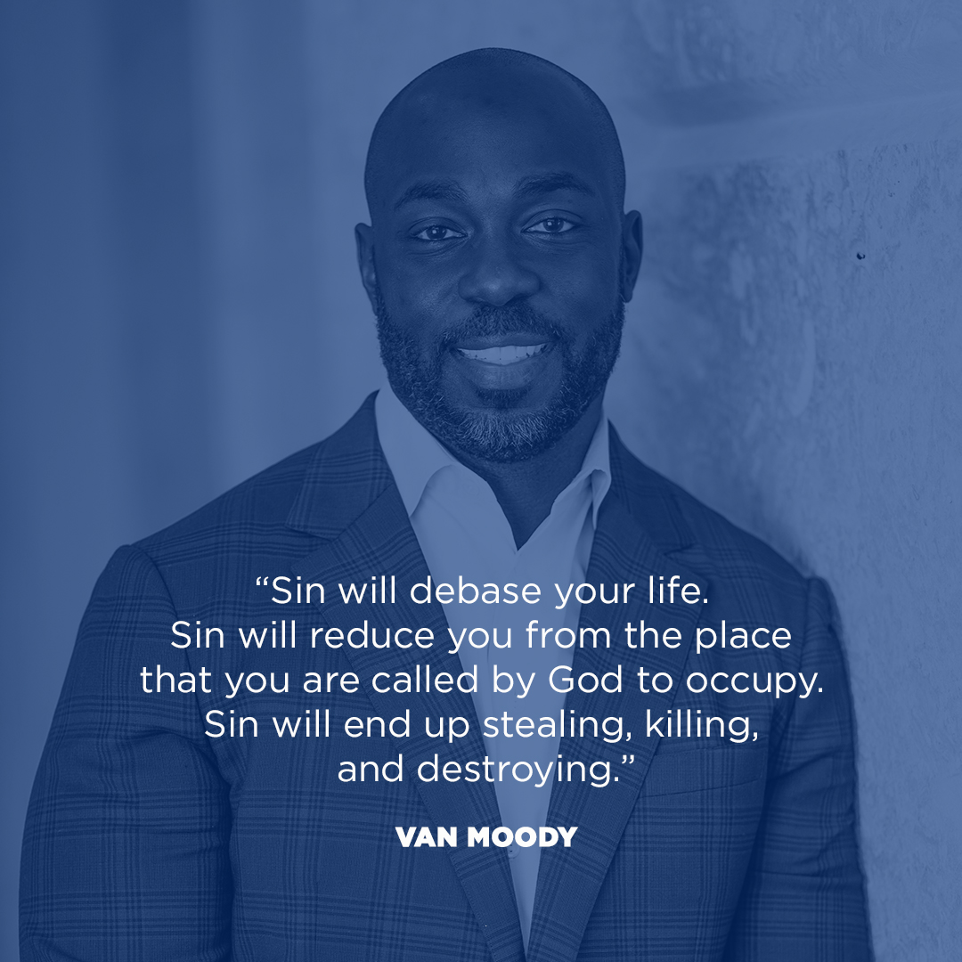 Van_Moody's tweet photo. Sin can damage or dilute God’s plan for our lives – strive to live with no compromise! #VanMoody #TheWorshipCenter #VanMoodyMinistries #New #ANewUnderstanding #King #Kingdom #Sin #Danger https://t.co/5un3AvFm5d