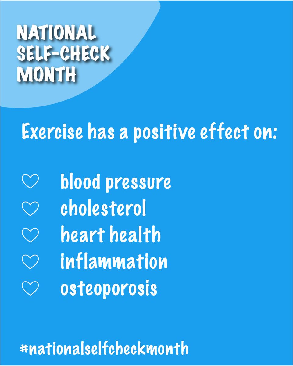 Reminder: It’s National Self Check Month!💙 
 
Want to use fitness to aid your health? Give us a call on 01343 610 670, or visit our website by clicking the link: bit.ly/3kximaS

#nationalselfcheckmonth #keepmoraymoving