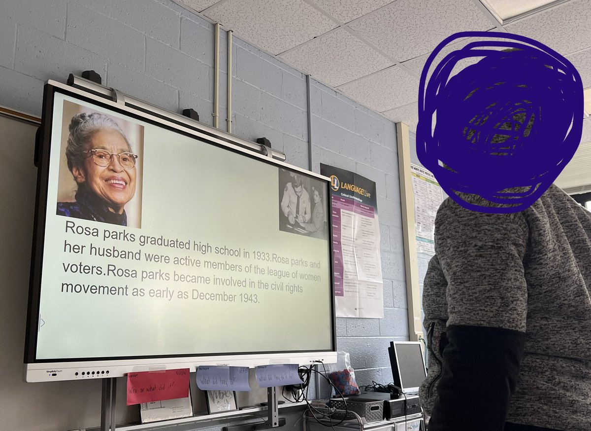 MsBrown_219's tweet photo. Black History Month presentations in Ms Pullen’s class today!! https://t.co/iZKbKnTED3