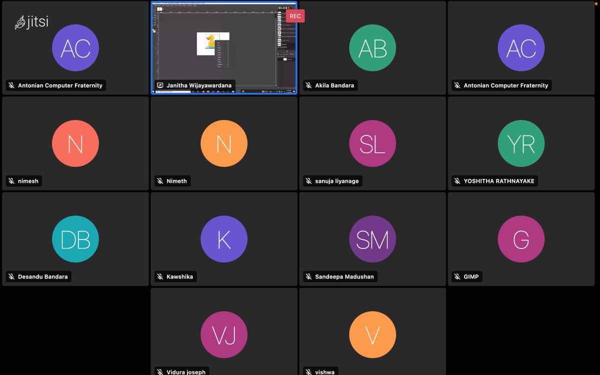 SACK_ACF's tweet photo. Conducted the first Graphic design session
Started the sessions with "GIMP"
🔥🦅💯
#SACK_ACF https://t.co/Gk6rH6GAw8