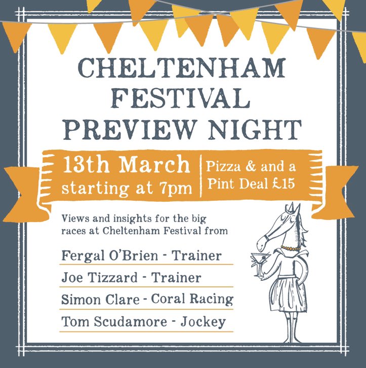 What a line up we have got! Call to book your table 01458 887447 🏇🏇