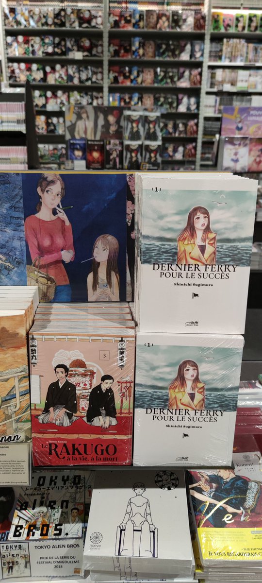 mangaparnasse's tweet photo. Les nouveautés de la semaine dispo à la Fnac Montparnasse @EditionsKana @lezardnoir @DelcourtTonkam @KazeFrance @pikaedition https://t.co/UMkUgu2WQv