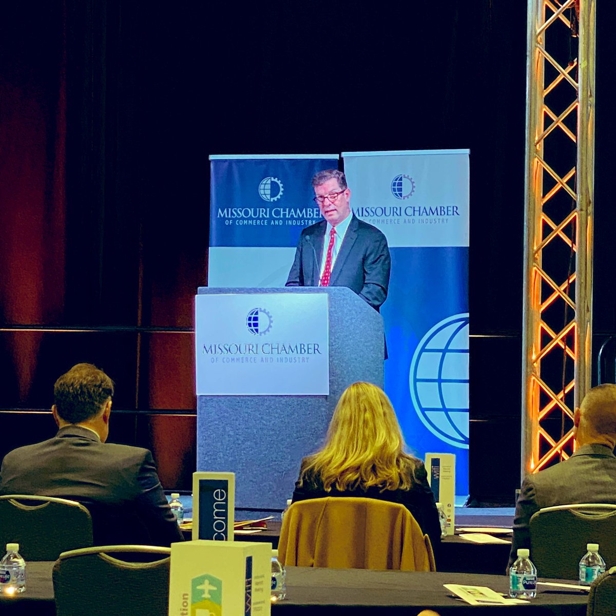 Great conversations today at the <a href="/MissouriChamber/">Missouri Chamber</a> #Transportation Future Summit! Literally trains, planes, and automobiles… <a href="/BNSFRailway/">BNSF Railway</a> <a href="/UnionPacific/">Union Pacific</a> <a href="/Lufthansa_USA/">Lufthansa USA</a> <a href="/MoDOT/">MoDOT</a> all presenting. @olsson_tweets