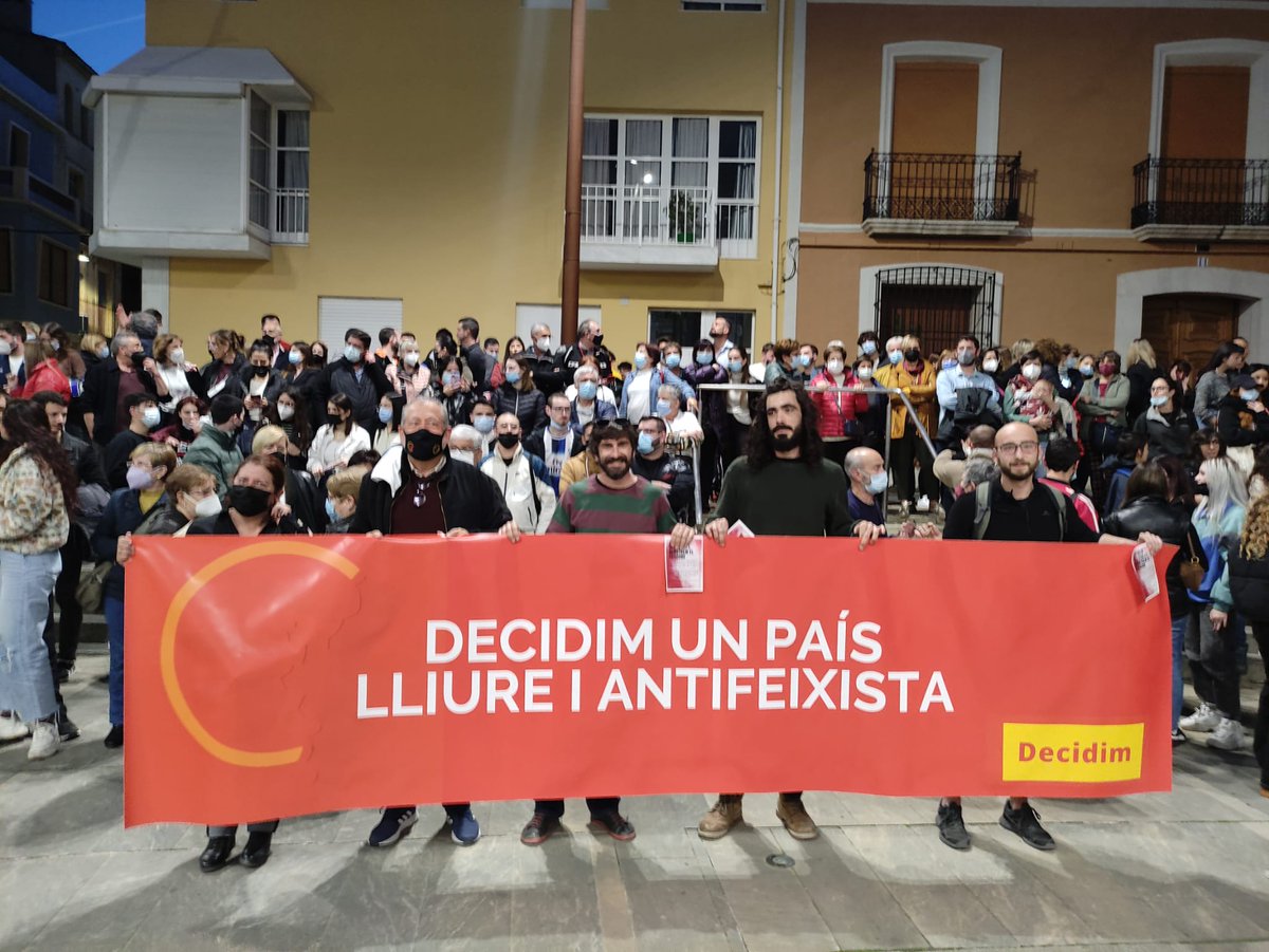 Amb els encausats de Pego.

Decidim un País lliure i antifeixista!