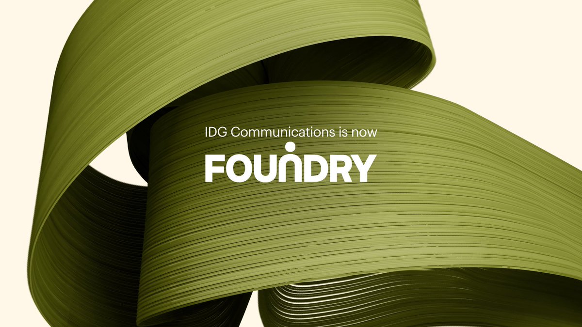 FoundryCo_Inc's tweet image. “With the rebrand of IDG as Foundry we are establishing ourselves as a company that generates and innovates with data.”  - Kumaran Ramanathan, President, Foundry. @1967KR bit.ly/3GWc8uw #WeAreFoundryCo #MediaMarTech #Tech #IDG