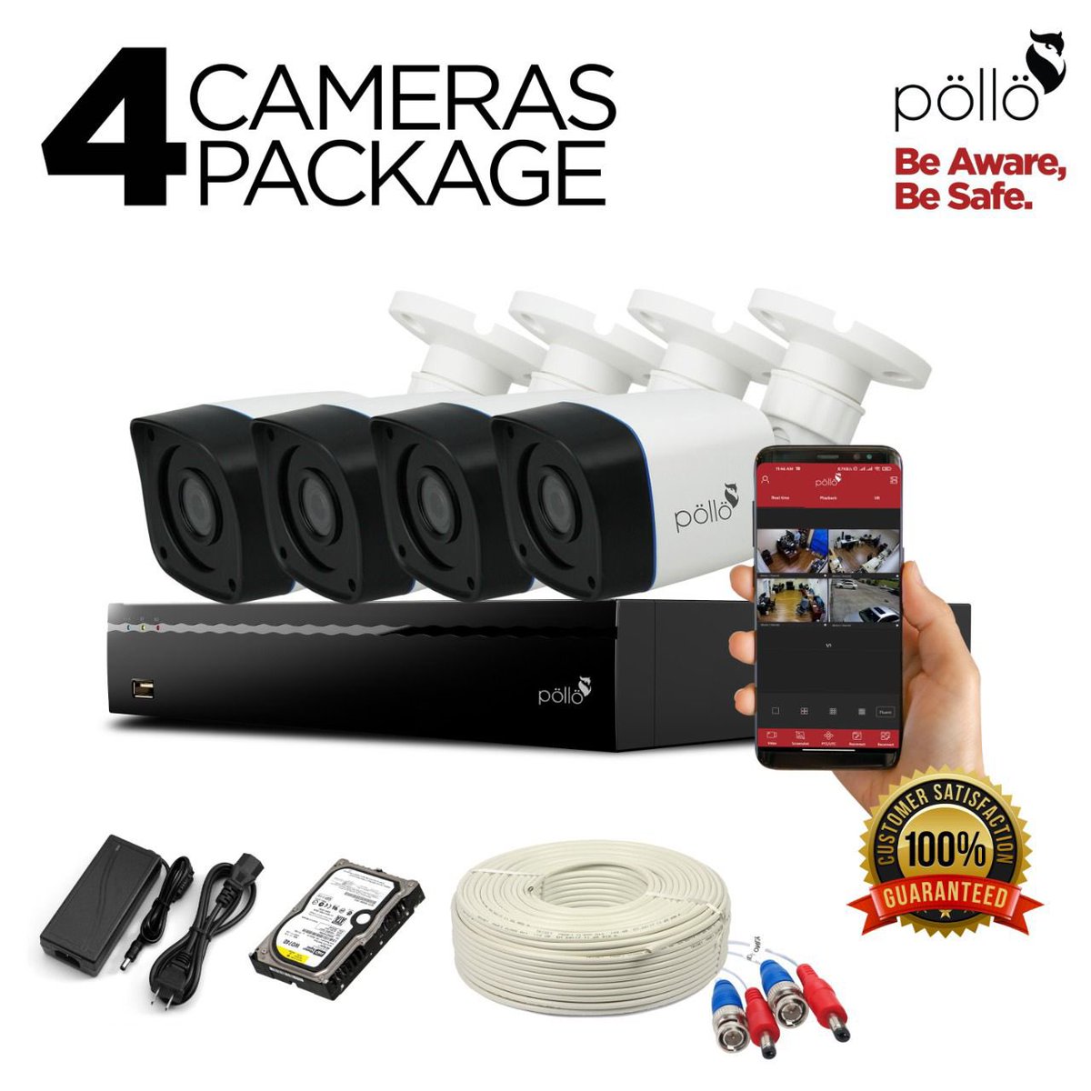CctvPakistan's tweet photo. 4 Cameras Full HD 2MP Package #pollocctv #cctvpakistan #cctvcamera #camerainstallation https://t.co/K3c3yqW8Cy