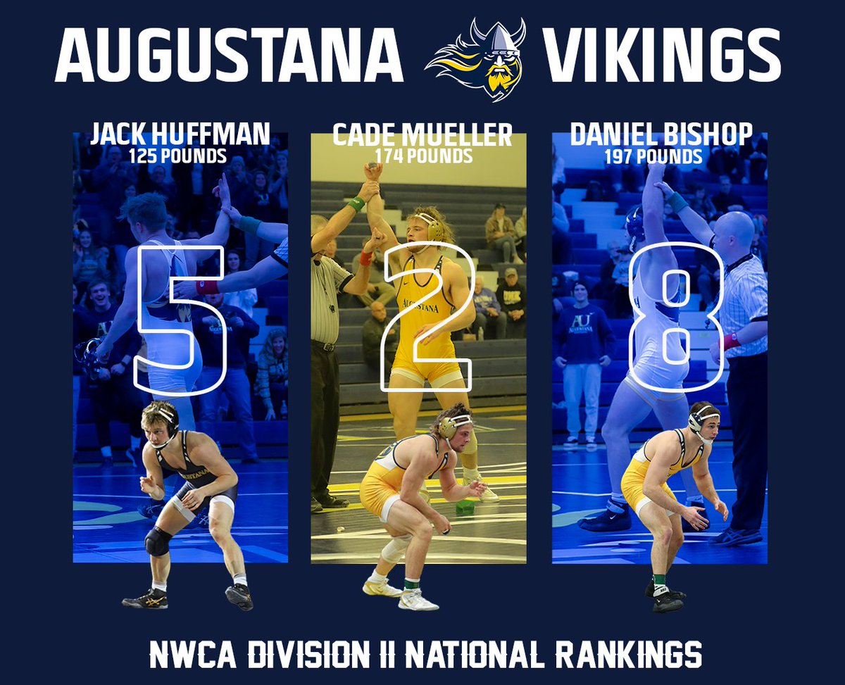 Moving up to No. 9 in the latest NWCA rankings ⚔️

Full story ➡️ bit.ly/3uXgxuM

#VikingTough | #BuildingChampions