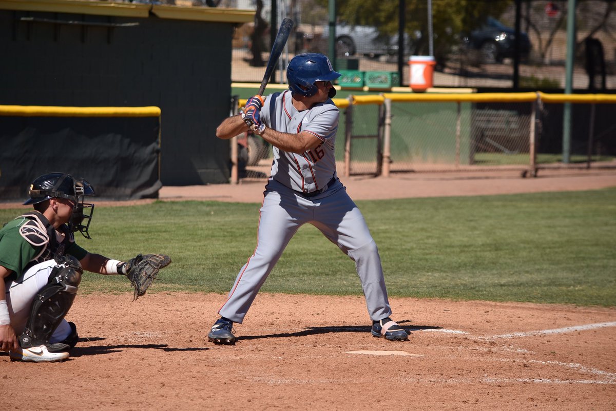 PimaAthletics's tweet photo. Aztecs @BaseballPima (10-5) is back at the West Campus Aztec Baseball Field TODAY as they host another single game against Community Christian College. First pitch is at 1:00pm. Alec Acevedo/Photo by Ben Carbajal. #PimaBaseball #AztecTough https://t.co/frpS34i0JJ