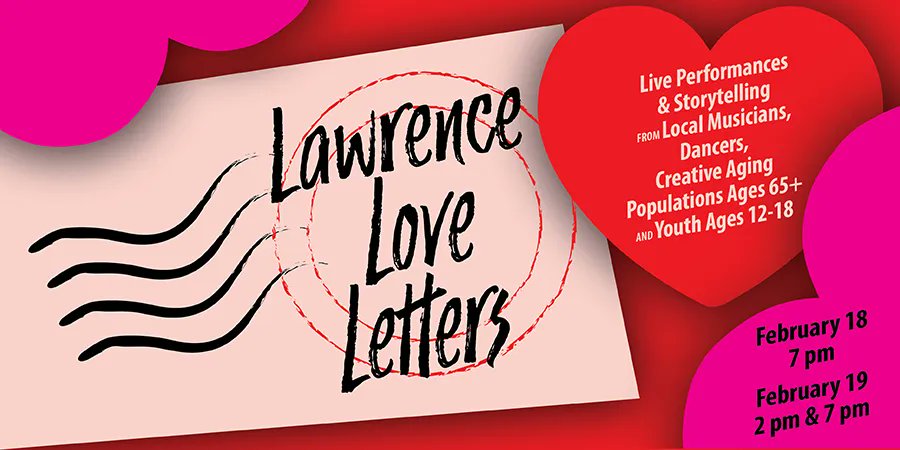 It’s opening night of Lawrence Love Letters! Join us for this special tribute to our hometown, featuring stories, music, and movement from local performers ages 12 to 65+. Tonight &amp; tomorrow, 3 performances only! Learn more:
buff.ly/33VL94c
