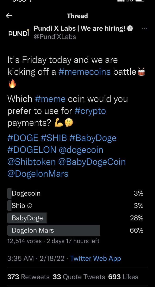 wsbnpxs's tweet photo. 🚨⚠️LOOK AT THIS. #PundiX receives more reach with 1 junk #Memecoin post than any post they’ve ever created about their products and development of ALL their sub companies 🤷🏻♂️
#PundiX
#FunctionX
#PurseToken
#Blindbox (was created by Zac)
#Npxs (is still trading)
Etc🤷🏻♂️ https://t.co/A4HmrdoWj5