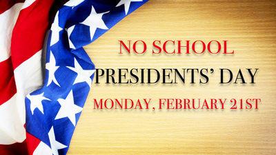 HumboldtSchools's tweet photo. Humboldt City Schools will be closed Monday, February 21st in observance of President's Day!  Enjoy your long weekend! https://t.co/WBQX2rzy1D
