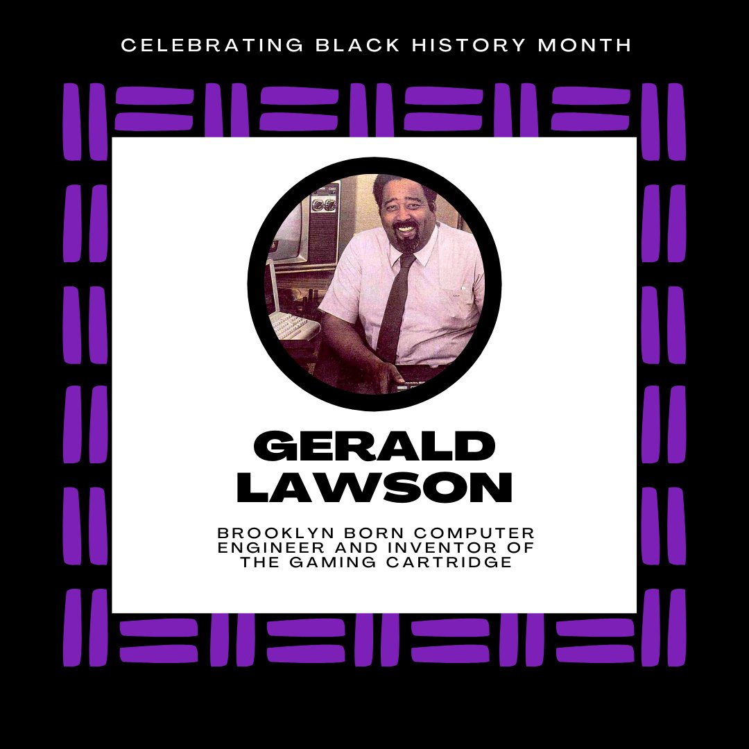 NYUPolyK12STEM's tweet photo. Thank #Brooklyn-born, #Queens-raised Gerald "Jerry" Lawson, a pioneering self-taught computer engineer for the first video game cartridge, which led to the development of many major gaming consoles, like the Atari, Playstation, XBox, and most recently the Nintendo Switch! https://t.co/aZpdWVIMrF