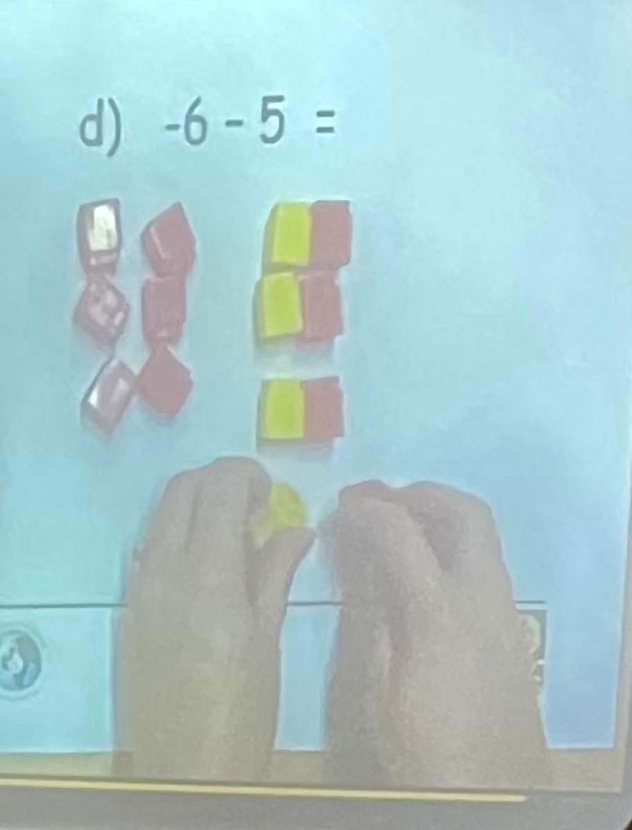 maguire_mark's tweet photo. @MarthaPrimary P6/5 using concrete materials to develop our understanding of positive and negative integers. @glasgowcounts https://t.co/Q00YcnhPtx