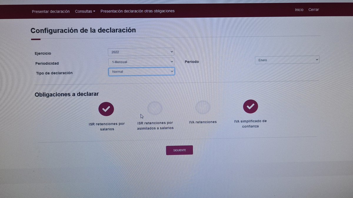 JLAYAZ's tweet photo. @SATMX @ProdeconMexico No Aparece mi obligación de presentar pago provisional de ISR porque la página no funciona. @SATMX RESICO PF no me aparece la obligación de presentar ISR ni siquiera si me voy a “otras obligaciones”; mi actualización a Resico fue el 01 Enero de 2022... https://t.co/Wxue4Kvwe8