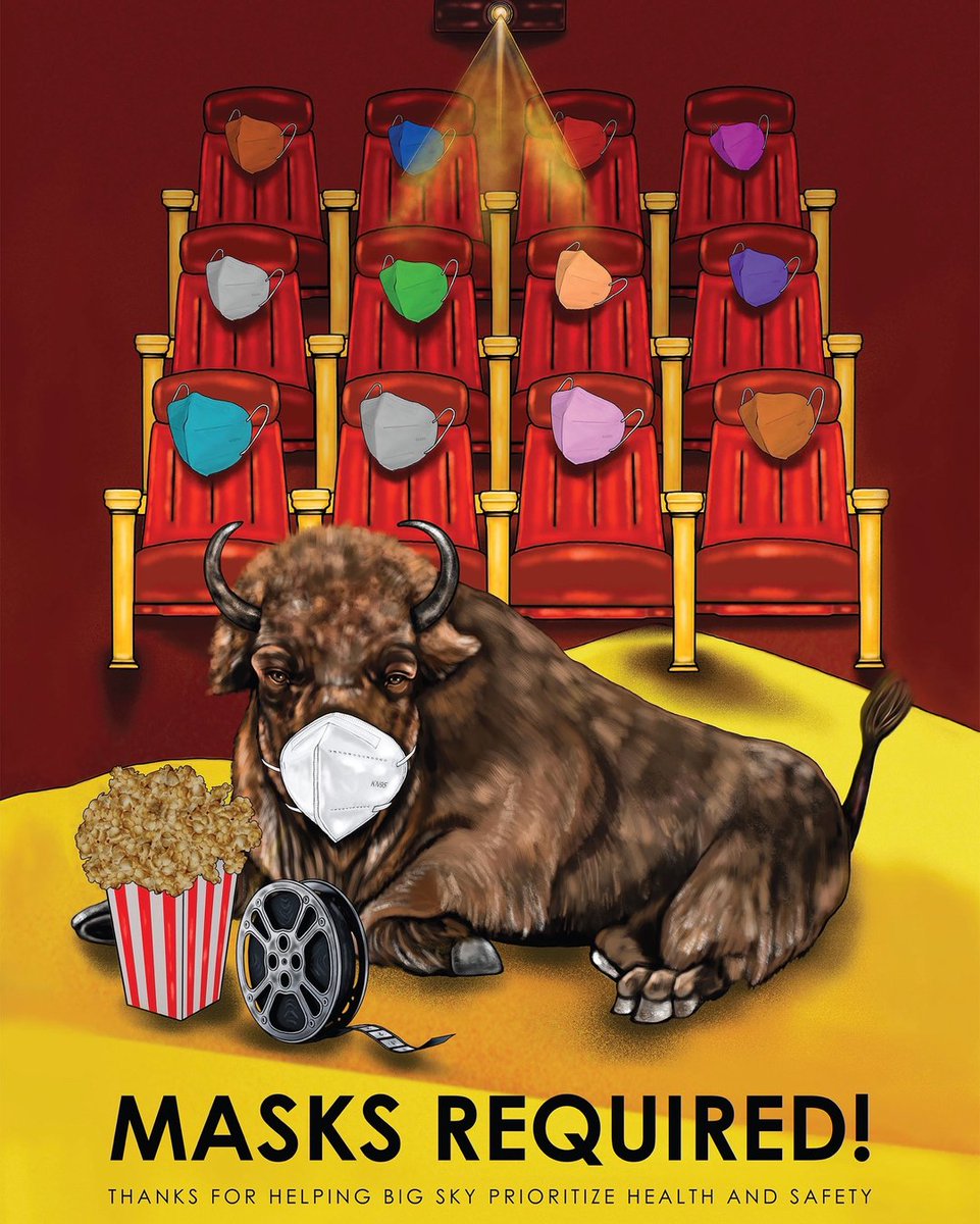 BigSkyDocFest's tweet photo. Remember to wear your mask at Big Sky Doc Fest 2022! We can't wait to see you at the big event.

#bigskydocfest #BigSky #FilmFestival #Missoula #Montana #BSDFF #BSDFF22 #covidsafe https://t.co/siNYG5xU7Z