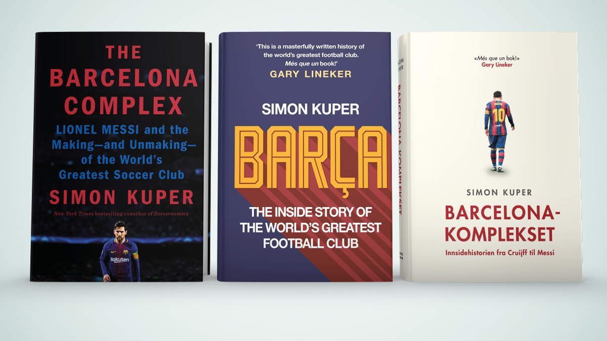 .<a href="/KuperSimon/">Simon Kuper</a>'s brilliant book about #FCBarcelona  now available in Norwegian! (US, UK, Norwegian edition.)