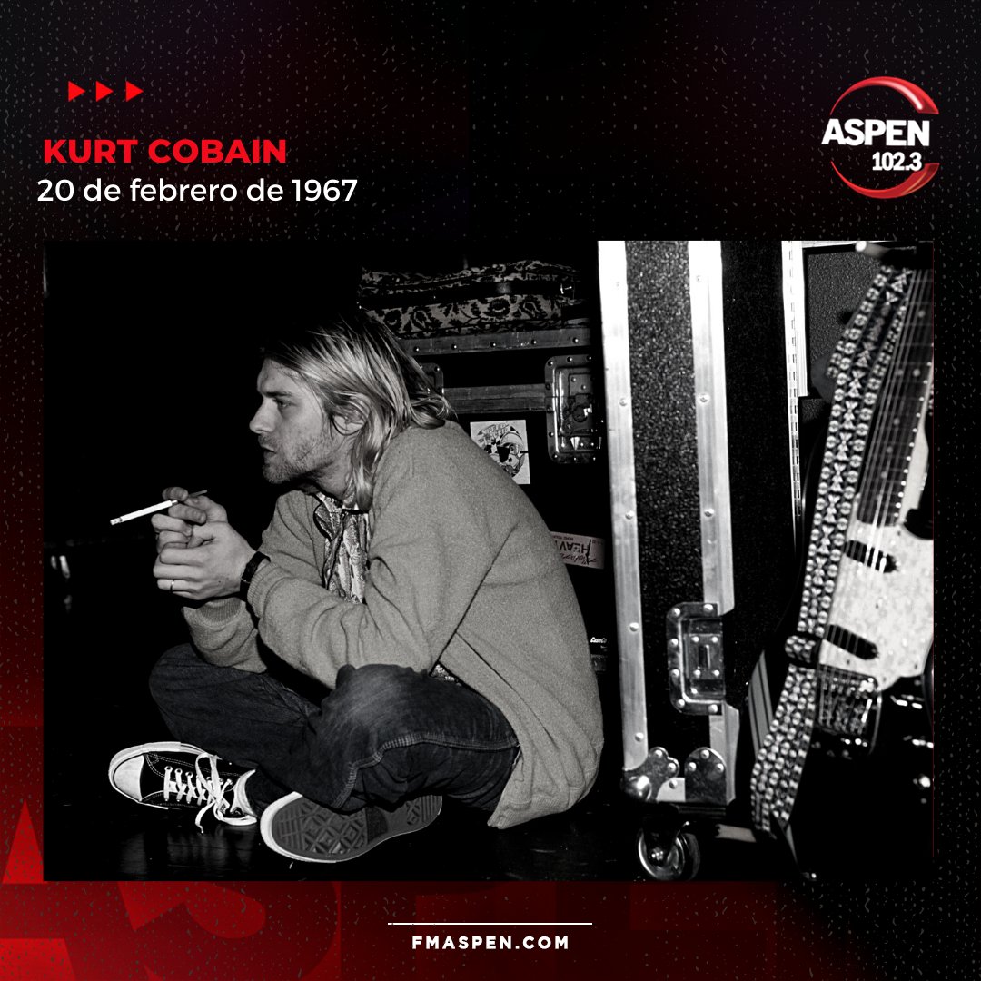 fmaspen's tweet photo. #EFMRDS          
20 de febrero de 1967, nacía en Washington, Kurt Cobain, guitarrista, cantante y compositor de Nirvana. https://t.co/L0et3gwIpZ
