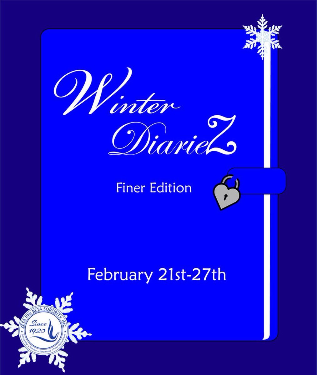 LE_Zetas's tweet photo. Finer Womanhood Week is finally here! Come out, destress, and work on self-improvement with us! 💙✨

#ISU25 #ISU24 #ISU23 #ISU22 #ZPhi #ZetaPhiBeta https://t.co/Pq9aBU3WGb