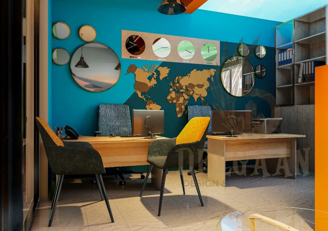 deegaandv's tweet photo. Interior Design &amp; Visualization for Tasmiim Travel Express 

We make unique designs
Contact us if you need one😊 https://t.co/3FeolrXsZY