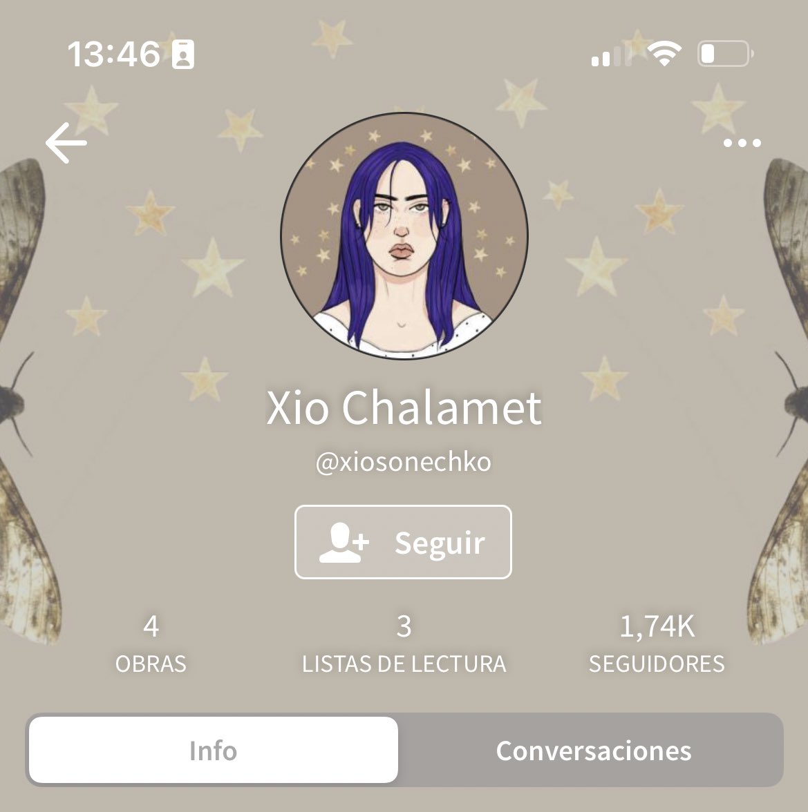 javiwi_wi's tweet photo. ¡Xio! @XioSonechko se unió hace sólo dos años a Wattpad y todas sus historias cuentan con miles de lecturas 😍. Encontramos a la autora de ficción histórica y Romance. Y por si no fuera genial, tiene un apartado con consejos de escritura ¡Ya la amo! ❤️ https://t.co/u9l5TBLFTC