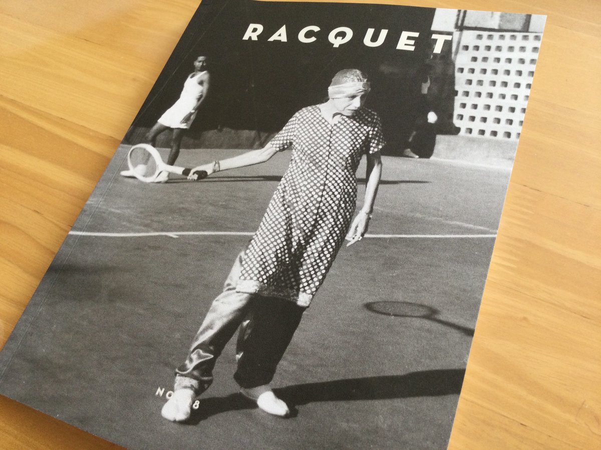 anniepaq's tweet photo. @mlarsenault Avec votre amour pour le tennis, je suis certaine que vous connaissez déjà ce magazine, Racquet. Mais, je le découvre à l’instant, grâce à mon nouvel abonnement à #stackmagazines et je me régale de cette belle revue ! Et vous partage, les infos, au cas où… https://t.co/dQ5dpbaipN