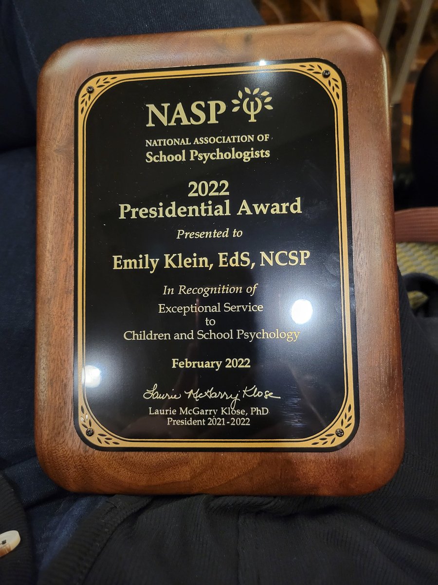 It has been my honor to serve as the Chair of <a href="/nasponline/">National Association of School Psychologists</a>'s Assistance-to-States committee. So much advocacy for our profession and for our students is done by our state association leaders, and I'm so proud of ATS's role in supporting them.