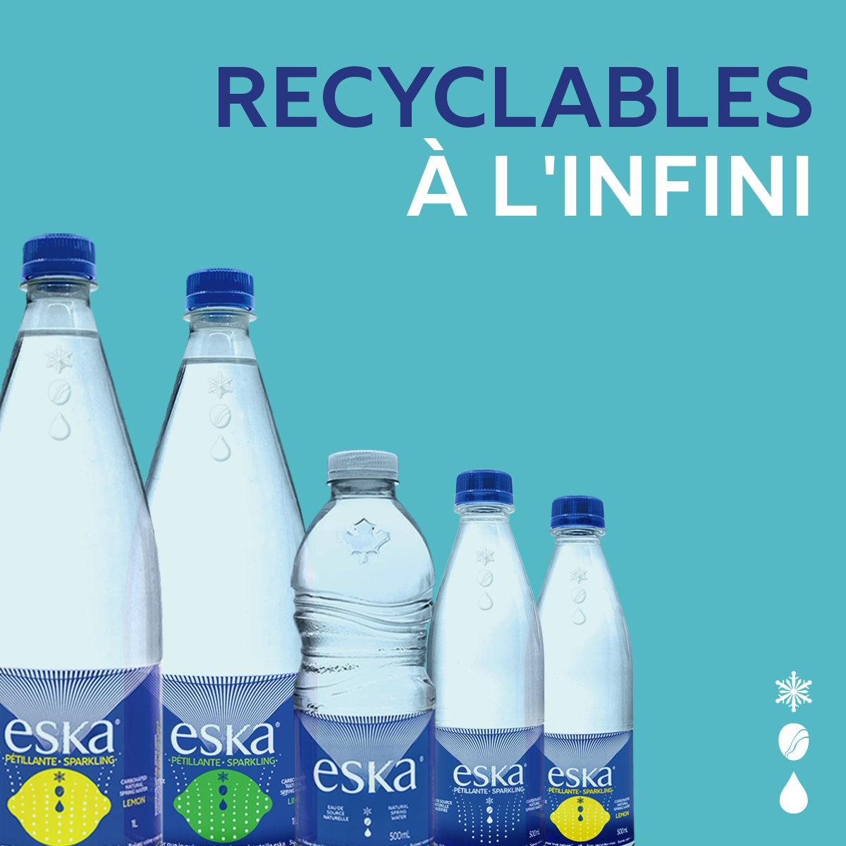 Depuis le lancement de nos bouteilles d’eau de source pétillante faites en plastique 100% recyclé, nous avons éliminé tout plastique utilisé pour la première fois de l’ensemble de notre gamme de produits 🙌