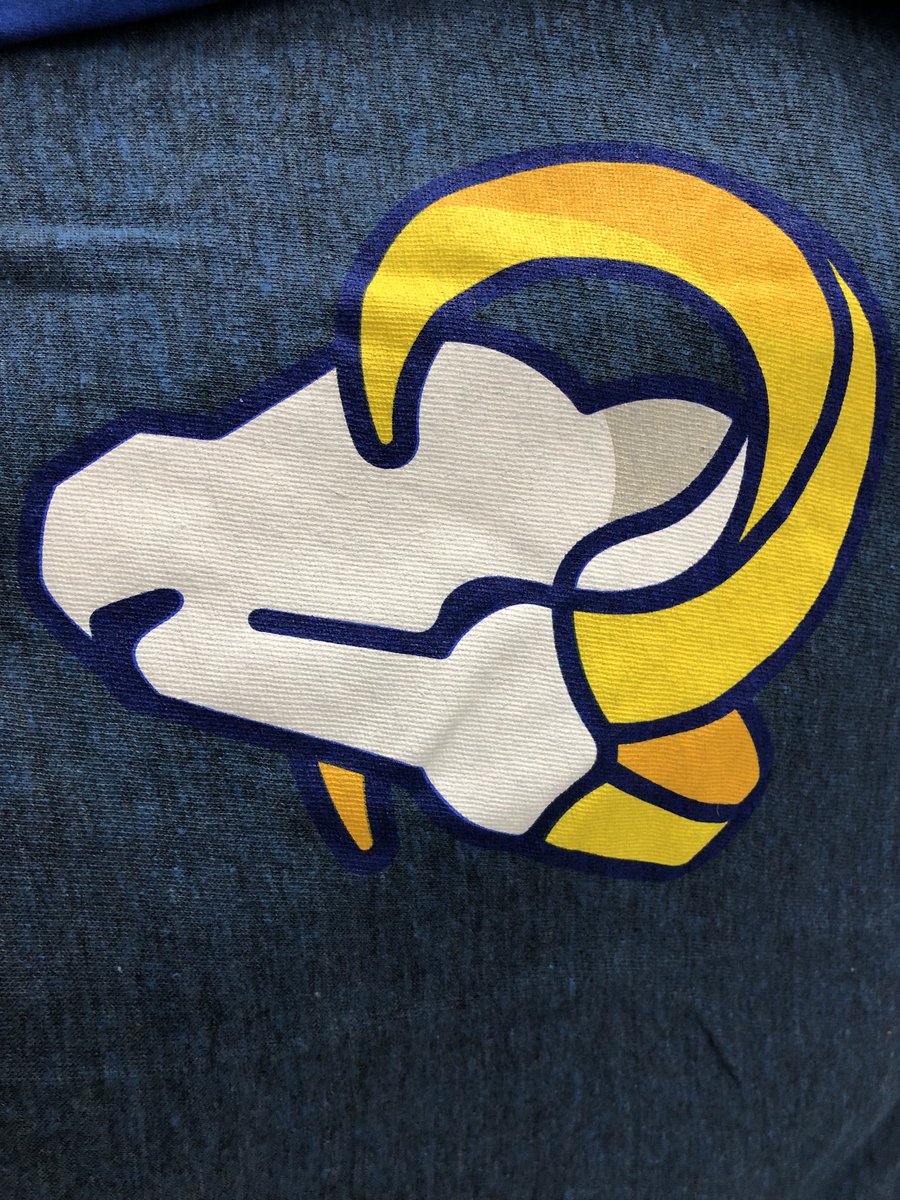 RowdyMike's tweet image. ⁦@RamsNFL⁩ ⁦@RampageNFL⁩ ⁦@RamsBrothers⁩ ⁦@seattlerams_nfl⁩ ⁦@RamsNFLReport⁩ ⁦@LARams520⁩ ⁦@QBsMVP⁩ ⁦@RamsHowse⁩                Rams fan 2020 “Man, wtf they do to the logo?! I ain’t buying nothing new!” Every⁩ fan in 2022