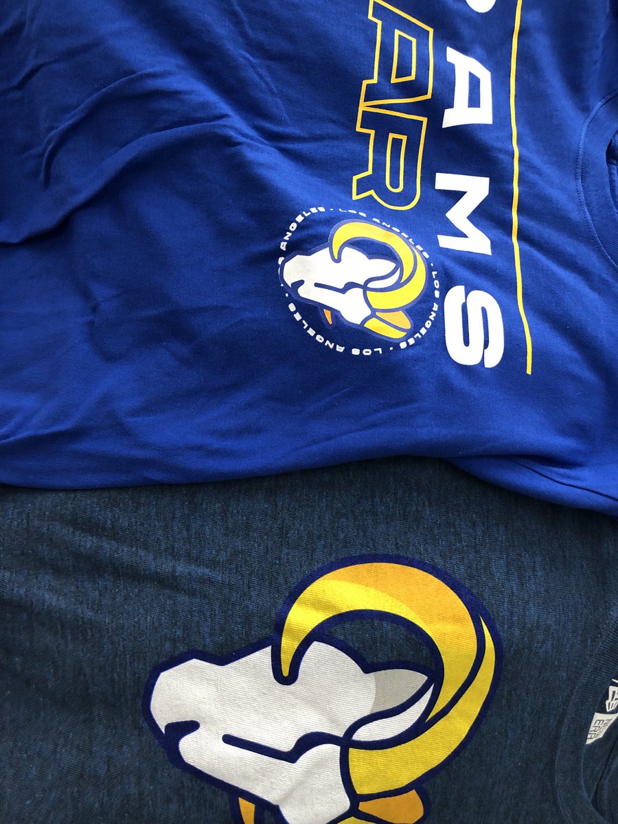 RowdyMike's tweet image. ⁦@RamsNFL⁩ ⁦@RampageNFL⁩ ⁦@RamsBrothers⁩ ⁦@seattlerams_nfl⁩ ⁦@RamsNFLReport⁩ ⁦@LARams520⁩ ⁦@QBsMVP⁩ ⁦@RamsHowse⁩                Rams fan 2020 “Man, wtf they do to the logo?! I ain’t buying nothing new!” Every⁩ fan in 2022
