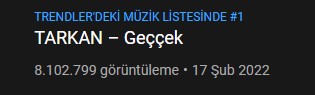 Biri Tarkan Bitti Demişti Kimdi O aynen bitmiş tarkan 1 gunde 8 milyon izlenme tarkan bitti demen bitmez <a href="/tarkan/">Tarkan</a>