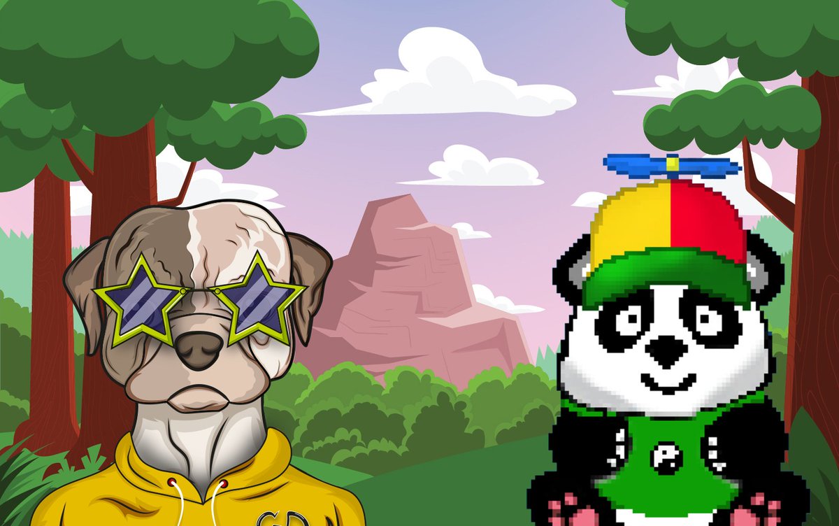 ElrondDogs1's tweet photo. Dogs meet pandas from Pandaverse. They decided to give you a dog and a panda NFT!🐶🐼

1. Follow @ElrondDogs and @MaiarPandaverse
2. Like + RT
3. Tag 2 friends
4. Join Discord:
Elrond Pandaverse: https://t.co/8WKb0lyLBz
Elrond Dogs: https://t.co/Hq68RfuAvV

end 48 hours⚡️ https://t.co/mpgXXX5hiQ