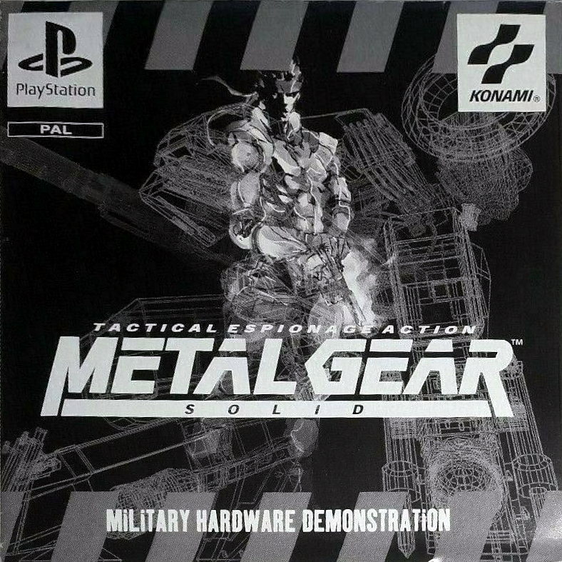 RT @CoolBoxArt: Metal Gear Solid: Military Hardware Demonstration (Promotional Demo) / PlayStation / Konami / 1998 https://t.co/qjttxeheaw