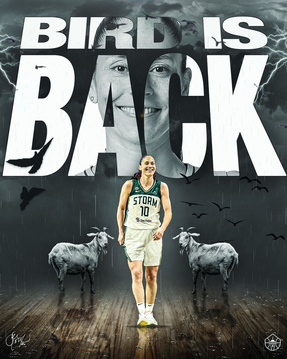seattlestorm's tweet photo. Run it back! 😤⛈

#TakeCover #BirdIsBack https://t.co/r77moNxHTh