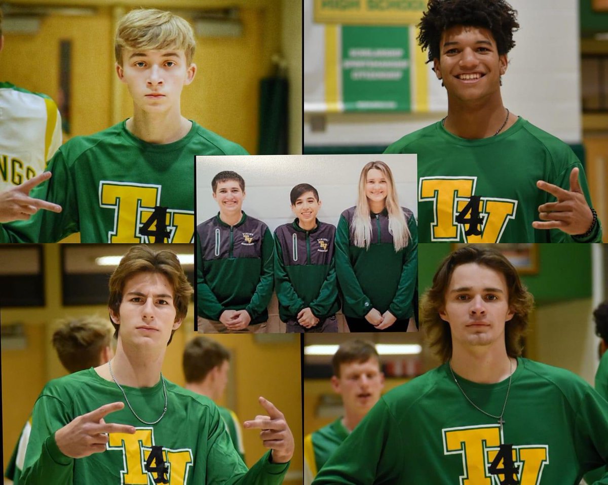 Tonight’s game has been moved… Senior night will now be held tomorrow night… Saturday, Feb 19th against Triton with a 6:15pm JV tip.  Seniors will be recognized in between games!  Come support these great seniors!  Let’s go Vikings! 💛🏀💚