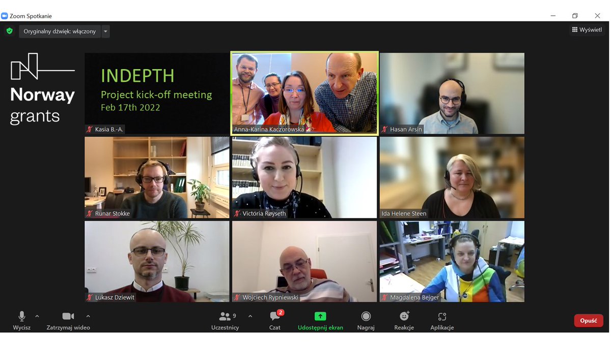 Project_INDEPTH's tweet image. Excellent start of our #IndepthProject. Great joint work along with @BergenUib, @UniWarszawski and the Institute of Bioorganic Chemistry PAS.