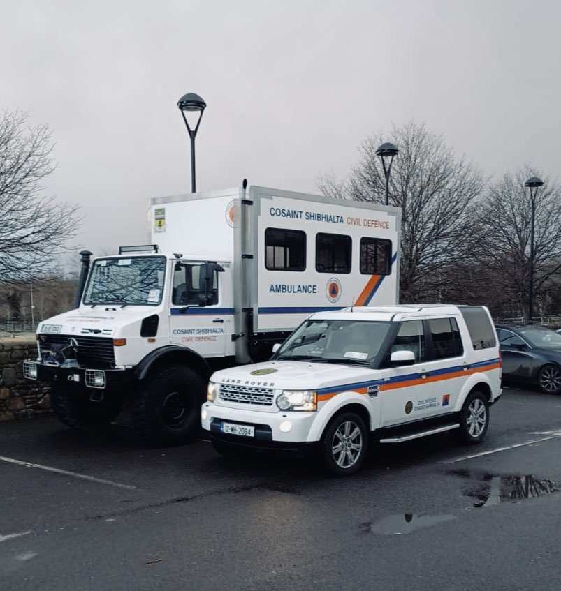 Mayo Civil Defence (@civildmayo) on Twitter photo <a href="/civildmayo/">Mayo Civil Defence</a> members train to be prepared for all types of emergency assistance following a standby for #StormEunice today two members of our severe weather driving team traveled to Kerry to undertake #Unimog driver training with <a href="/Terrafirmakj/">Kevin Jones</a> in cooperation with <a href="/KYCivilDefence/">Kerry Civil Defence</a> <a href="/civildmayo/">Mayo Civil Defence</a> members train to be prepared for all types of emergency assistance following a standby for #StormEunice today two members of our severe weather driving team traveled to Kerry to undertake #Unimog driver training with <a href="/Terrafirmakj/">Kevin Jones</a> in cooperation with <a href="/KYCivilDefence/">Kerry Civil Defence</a>