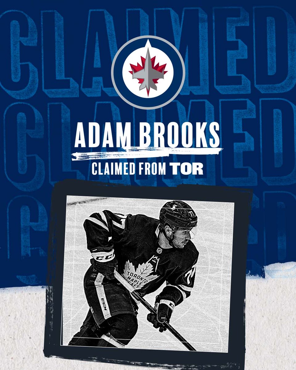 Welcome (back) to Winnipeg, Adam Brooks!

The #NHLJets have claimed forward Adam Brooks (TOR) off waivers.

DETAILS >> wpgjets.co/33vmuDM