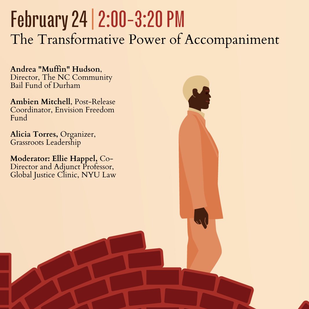 NYUBernstein's tweet photo. What does it mean to bear witness, express solidarity, and transform power? Learn from #CriticalLE practitioners and their experiences in our panel on accompaniment. https://t.co/iKBLmhaOYE
