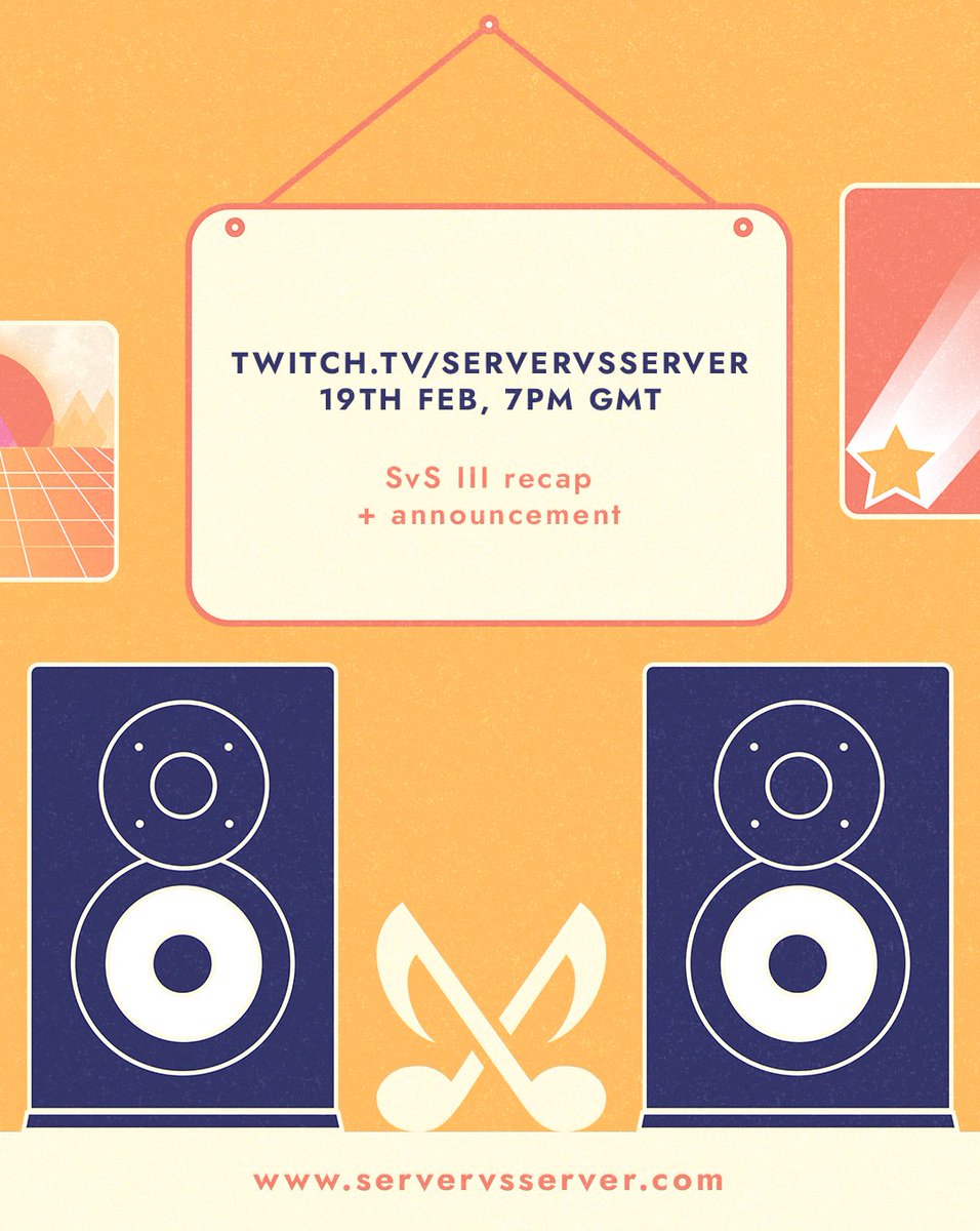 servervsserver_'s tweet photo. Less than 24h to go!
#svs #musicproduction #servervsserver #competition #twitch #fundraising https://t.co/v0OFS8KdqE