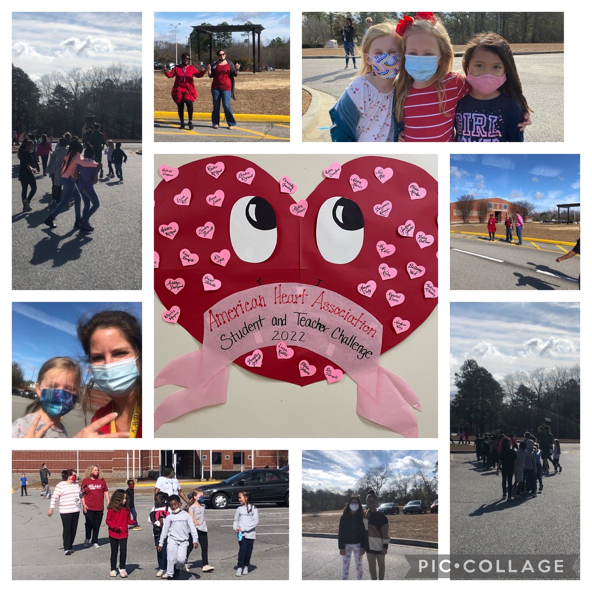 Our Beacons celebrated raising money for the American Heart Association by holding a Heart Walk today!  Our school raised $3,070.50!  Continue to light the way in community service, BRE!  #sunshineandsmiles #hearthealthawareness @RichlandTwo @AmericanHeartSC @kjameshill