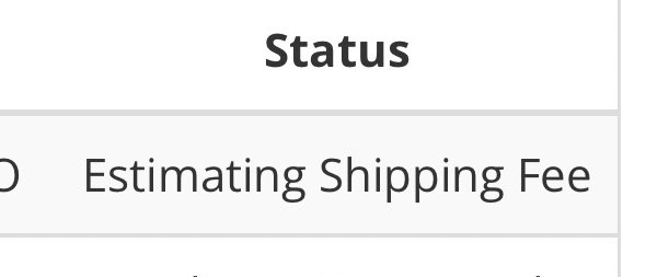 underthemoongo's tweet photo. I assumed we would have the fee already but it still says it’s estimating. hopefully we’ll have it beginning of next week since its been a week since I requested 😭 #underthemoonupdates https://t.co/fRutLoTpXn