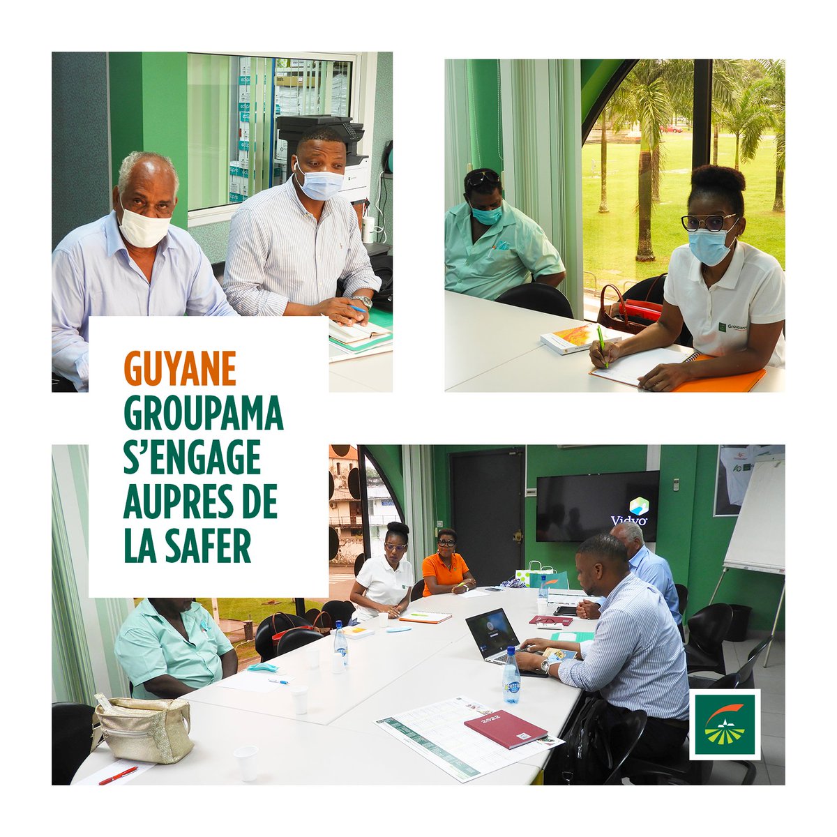 GroupamaAG's tweet photo. Groupama soutient le monde agricole et les projets d'installation de nos agriculteurs en s'associant avec la Safer de Guyane (Société d'Aménagement Foncier et d'Etablissement Rural). https://t.co/njmDnCGpFT
