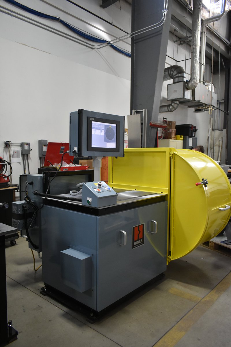 HinesBalancing's tweet photo. On the floor today is an HO 200 Manual Balancing Machine.
Features:
-Force and Couple Unbalance
-Single Plane and Two Plane Measurement
-User Friendly Touchscreen Computer
-Ergonomically designed for easy access to both correction planes for easier/quicker part handling https://t.co/jX9R2vItZv