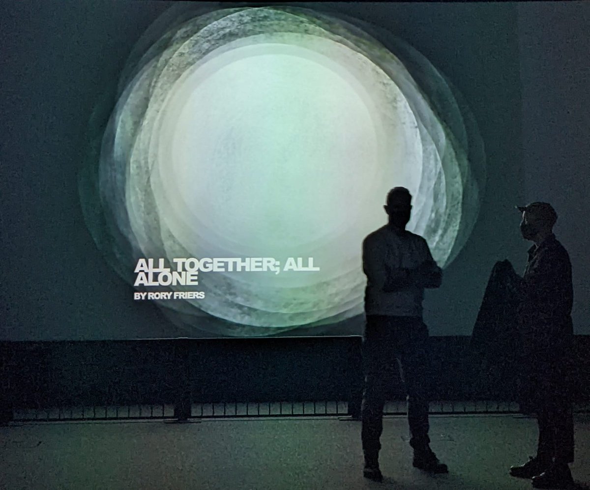Down at <a href="/W5Belfast/">W5</a> this evening we're very excited for the opening of <a href="/Rory_Friers/">Rory Friers</a>'s immersive exhibition All together; all Alone. 

If you can't make it tonight, don't worry! It'll be in W5 for the duration of the Festival. Don't miss it! #NISF22
