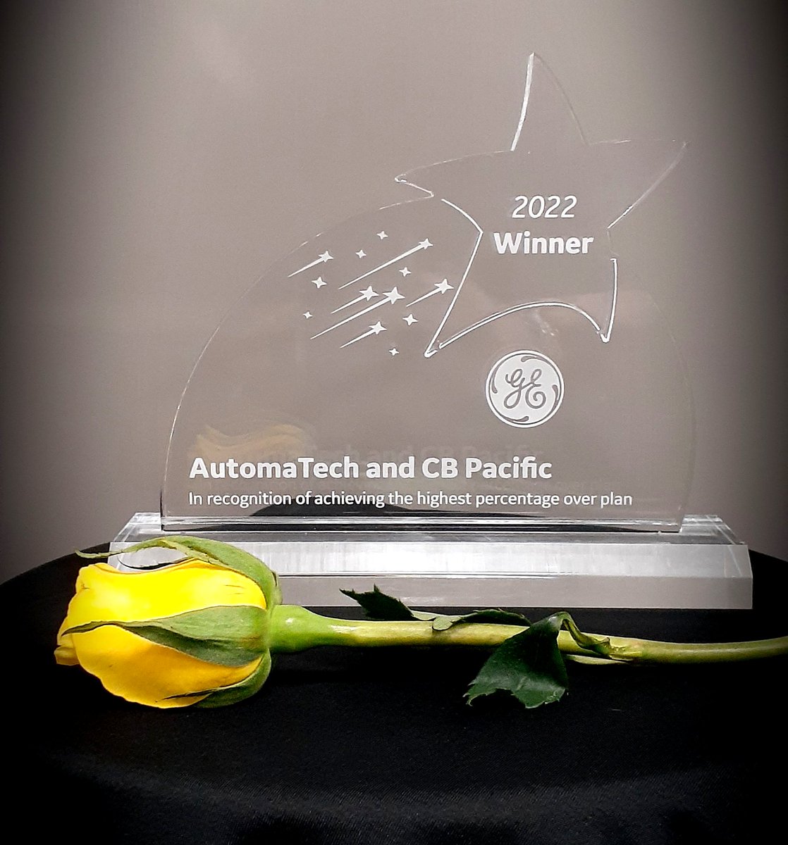 AutomaTech_Inc's tweet photo. We would like to express our sincere gratitude and appreciation for being recognized with the Best Performance Award for outstanding efforts and growth in 2021 from our partner, @GE_Digital. Thank you to our loyal customers for your continued support! https://t.co/HGFxmJSSIB